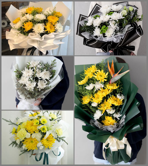 贵州毕节市金沙县新化乡白事花束代送